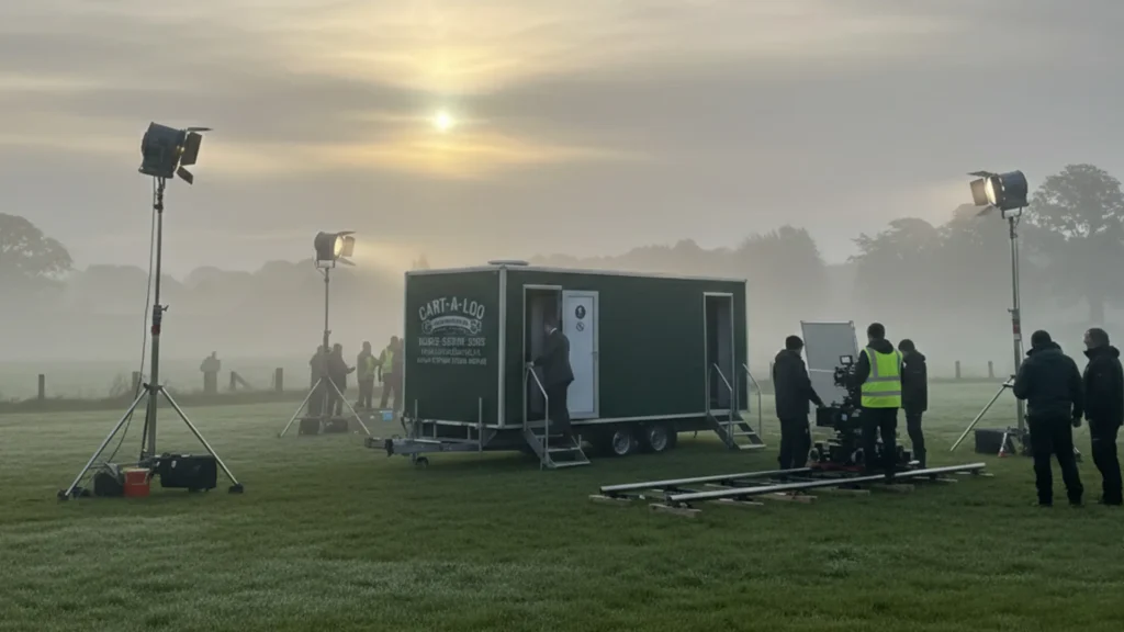 film shoot toilet hire